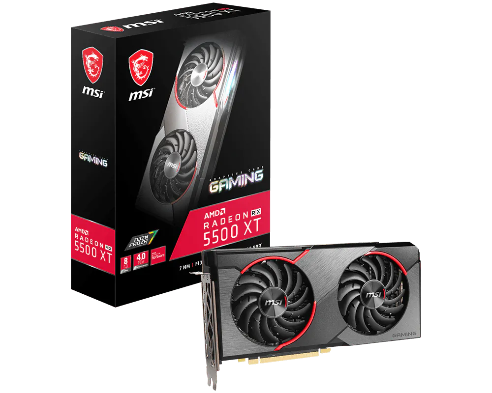 MSI Radeon RX 5500 XT GAMING 8G